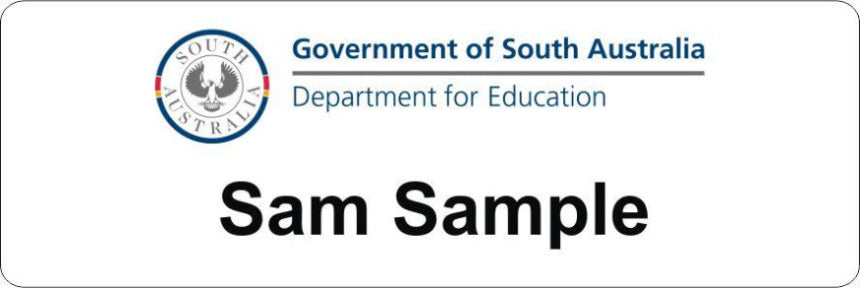 Department for educatoin standard badge